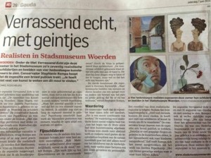 Krant Gouda stadsmuseum Woerden